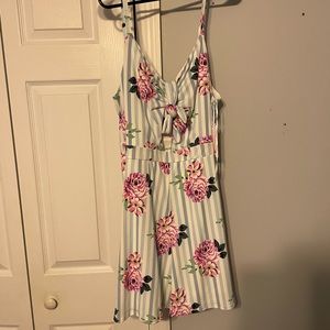 Candies Blue, White, and Pink Romper NWT size XXL